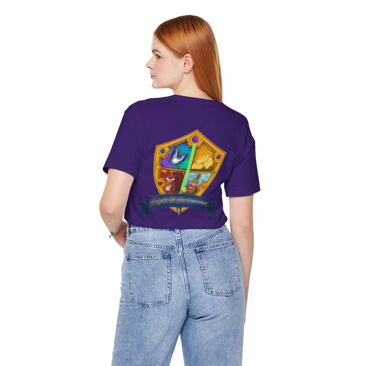 "Knight of the Cornbread" on the Back - Unisex T-Shirt