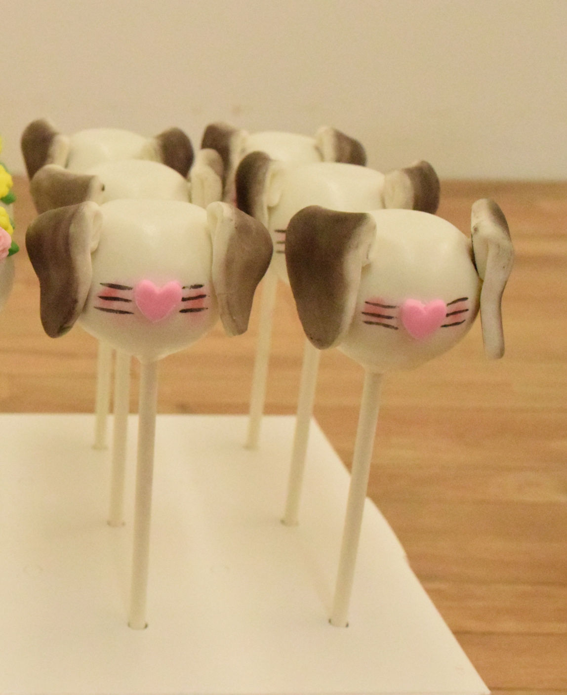 6 Snapchat Rabbit Cake Pops
