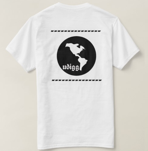 Thumbnail: udigg "World" Circle Logo tee