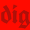 Thumbnail: udigg "Red" Simple Logo tee