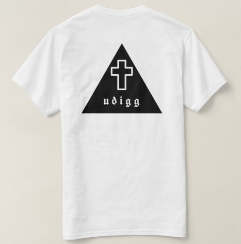 Thumbnail: udigg "Cross Triangle" Simple Logo tee