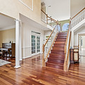 Professional HDR real estate photo of a modern single-family home in Sykesville Maryland