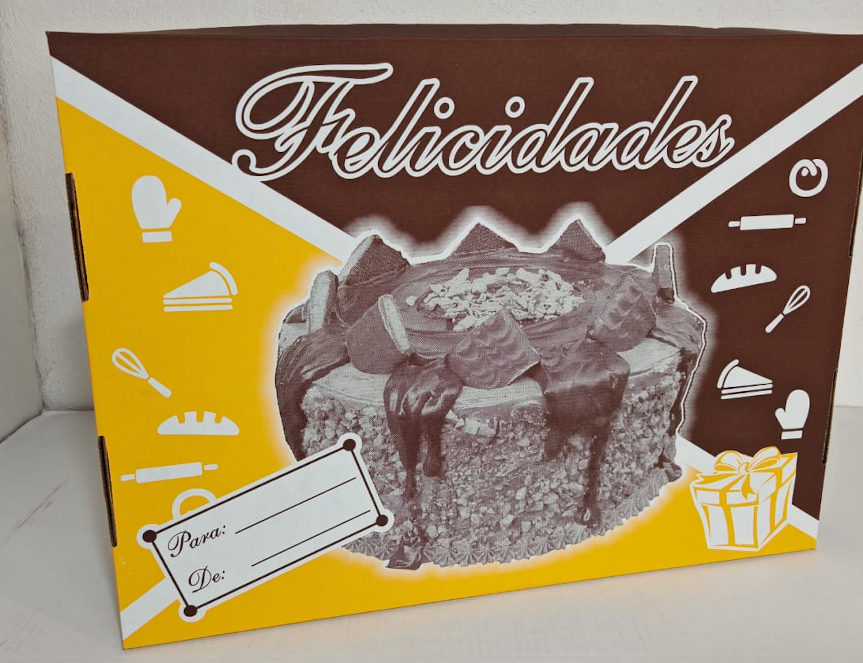 Caja para Pastel 3 Piezas