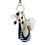 Thumbnail: Black & White Handbag & Zipper Charm