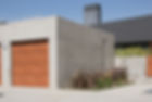 Exterior del moderno garaje