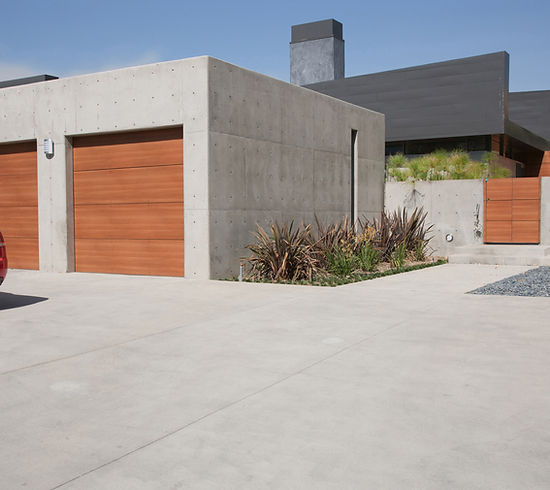 Exterior of Modern Garage