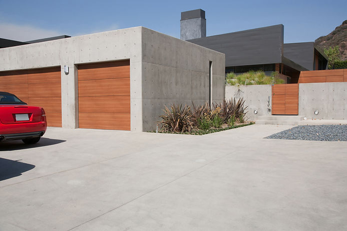 Exterior of Modern Garage