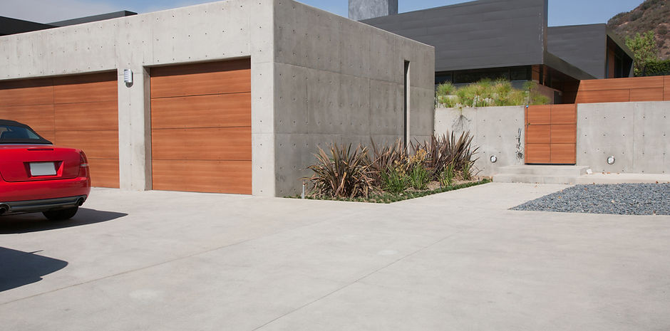 Exterior of Modern Garage