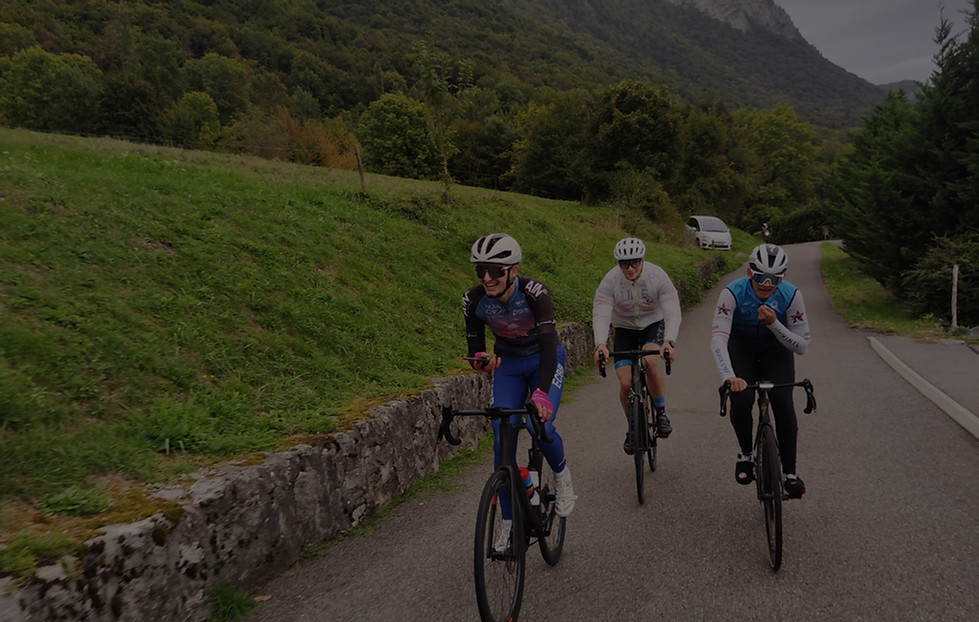 Le Peloton des Alpes - Header vélo parcours