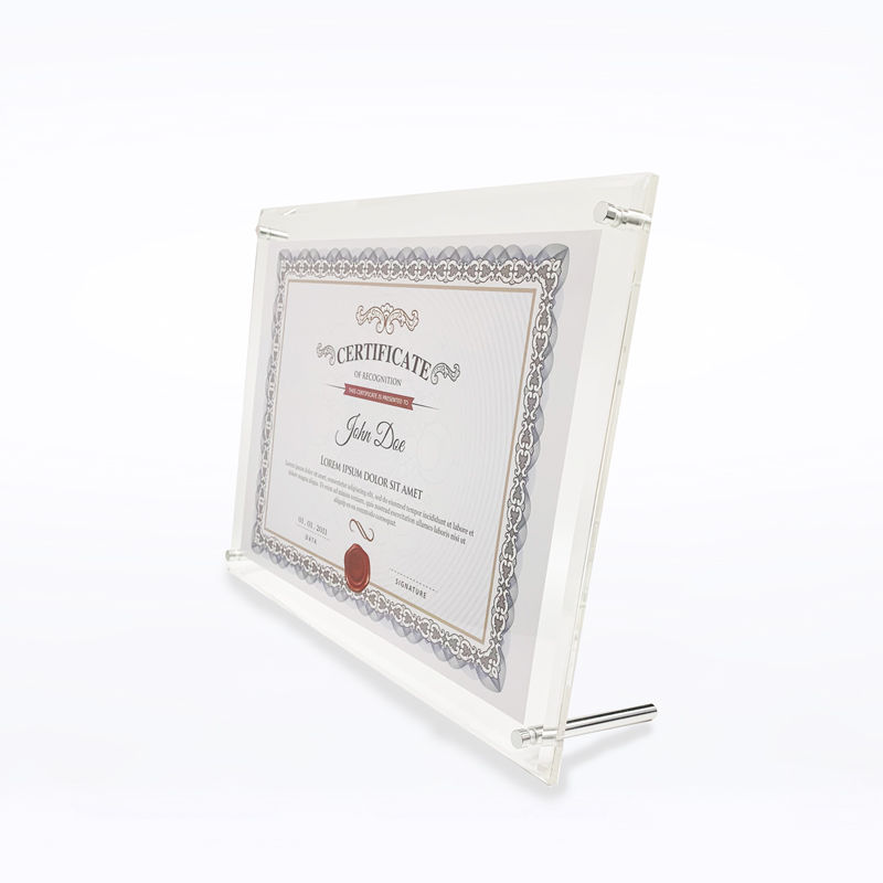 Thumbnail: Acrylic Frame with Spacers (Sandwich) - A3