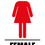 Thumbnail: STICKER SIGN - TOILET SIGN