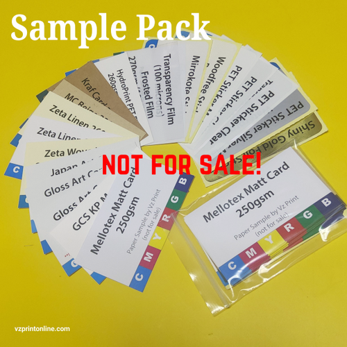 Material Sample Pac MATERIAL SAMPLE PACK | vzprint (online)
