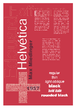Afiche Helvetica