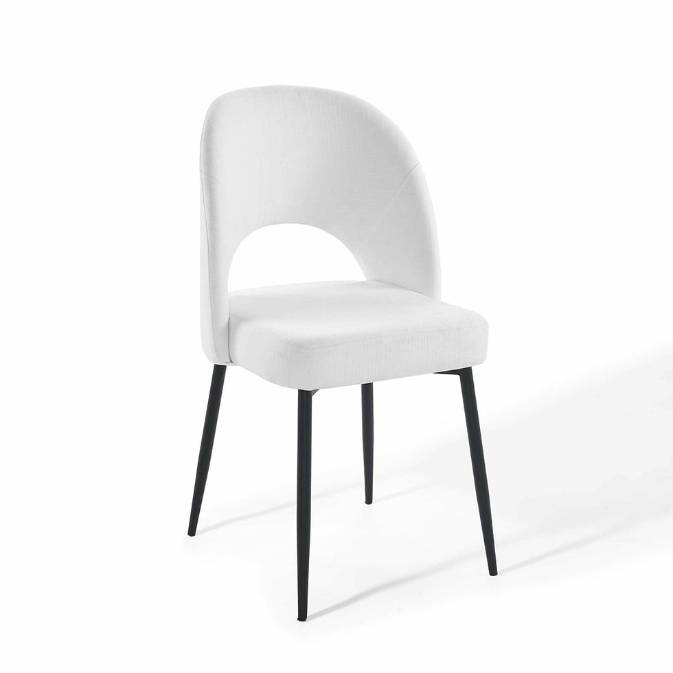 Thumbnail: Roger Dining Side Chair Upholstered Fabric Set of 2