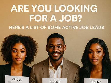 Monday Means New Opportunities and the perfect time to lock in that next opportunity!