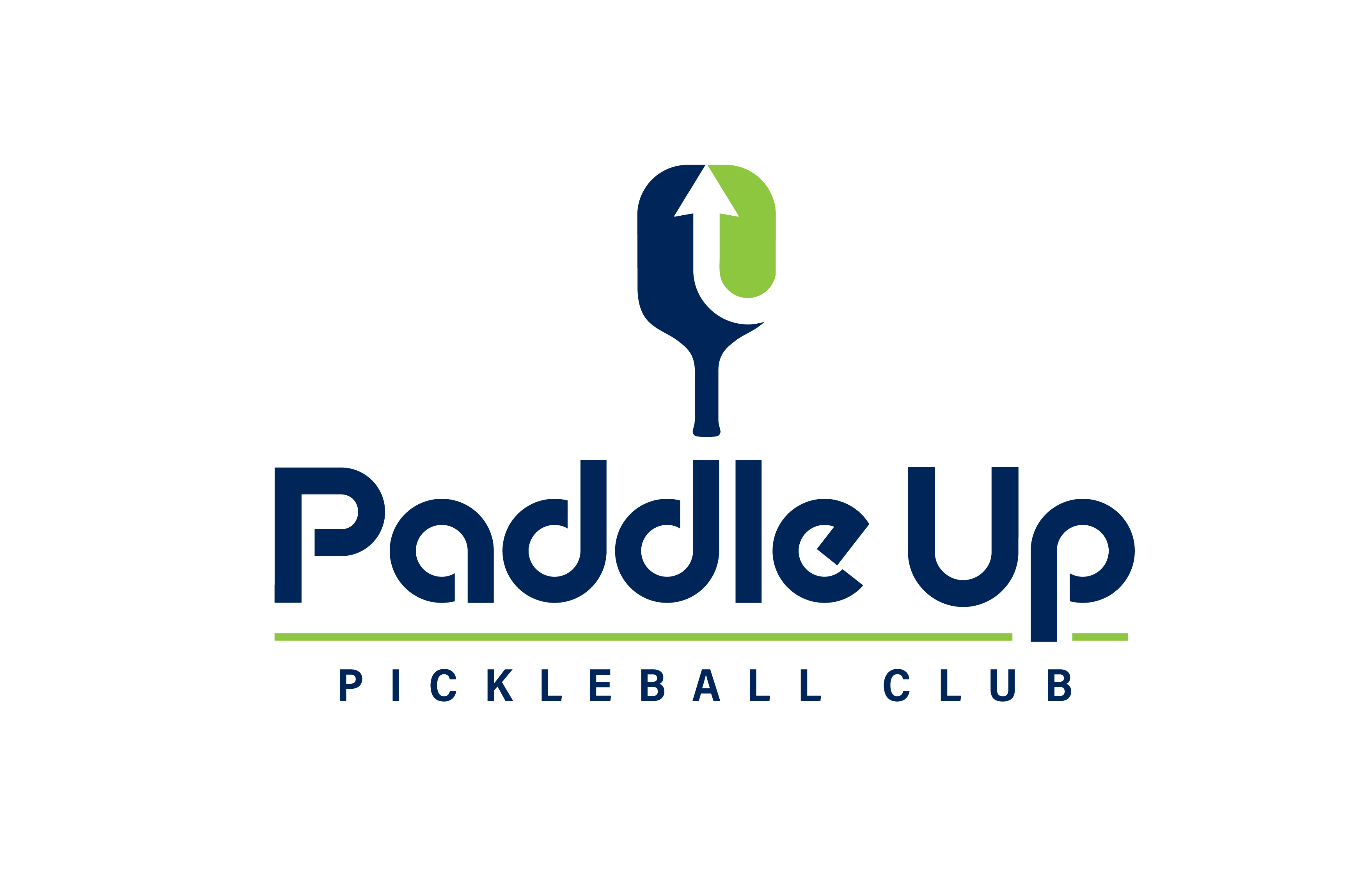 Paddle Up Pickleball Club logo