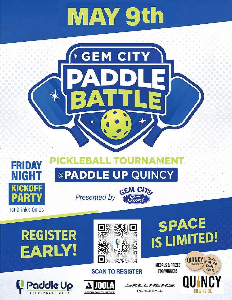 Gem City's Pickleball Tournament! - May 9th