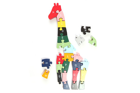 Unvollständige Giraffe Puzzle 2