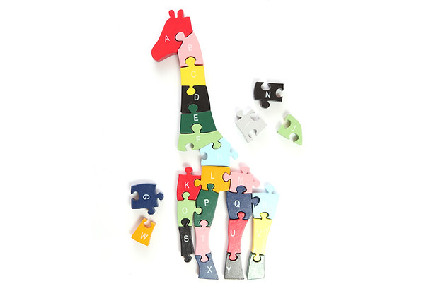Unvollständige Giraffe Puzzle 2