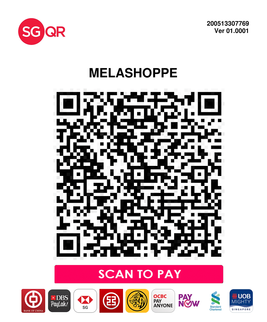 Melashoppe PayNow and PayLah QR Code. Shop at Melashoppe for the cheapest and best deals today!