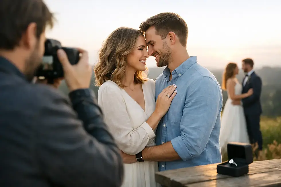When Should Engagement Photos Happen Before a Wedding?