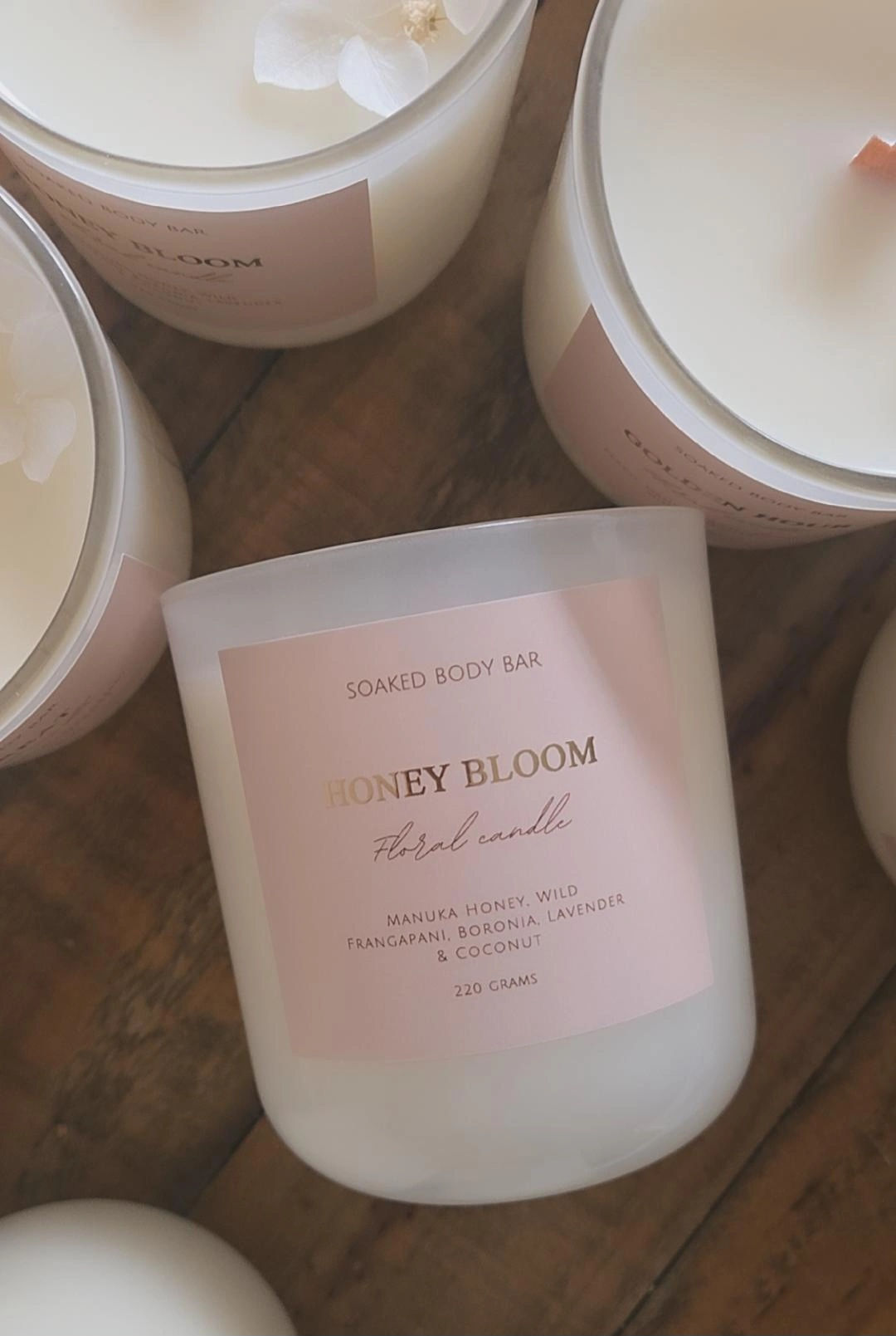 Floral Soy Candle | Honey Bloom