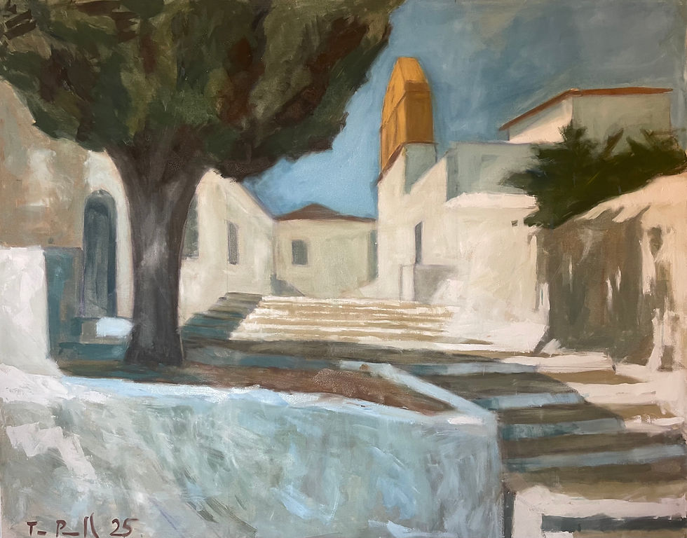 clocher sous le soleil