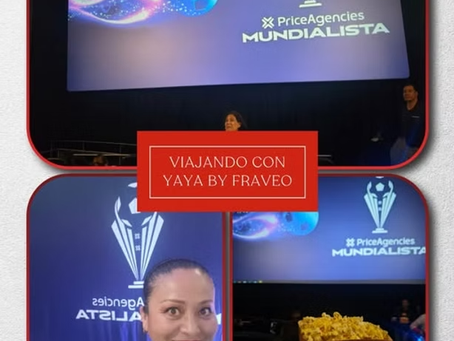 ViajandoConYayaByFraveo presente en jornada mundialista con PriceTravel Agencies