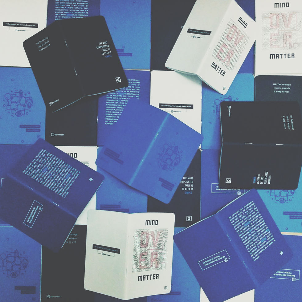 Pocket Notebook with color plan papers and screenprint