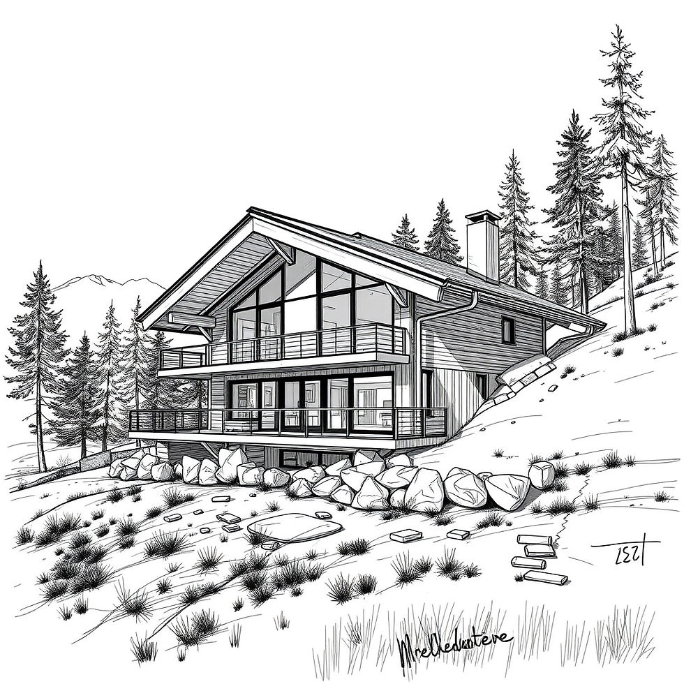 terrains constructibles lotissements _ chalet de montagne comme un plan d'architecte.jpg