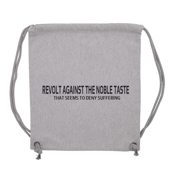 HEATHERED CANVAS PRINTED TOTE