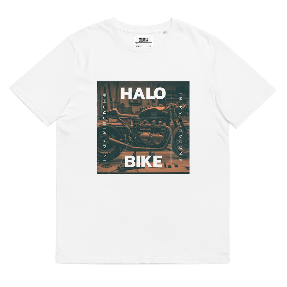 Thumbnail: HALO UNISEX ORGANIC GRAPHIC T-SHIRT