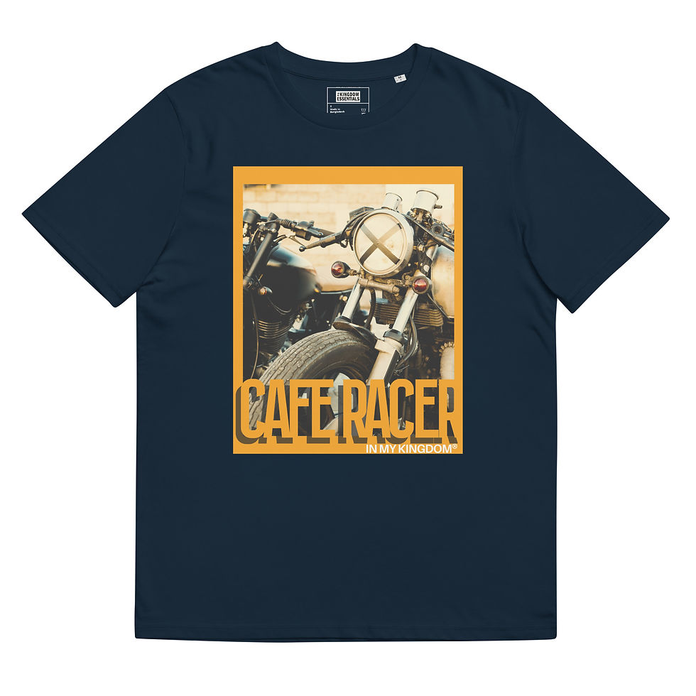 Thumbnail: Silent Machine Tee — Café Racer Graphic Tee