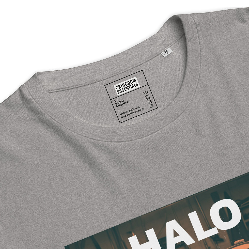 Thumbnail: HALO UNISEX ORGANIC GRAPHIC T-SHIRT