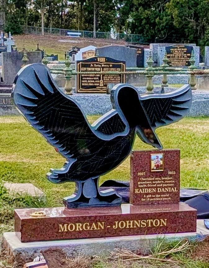 Kaiden's headstone