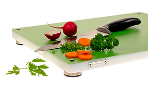 Planche 270 PRO profil, plaque verte avec légumes