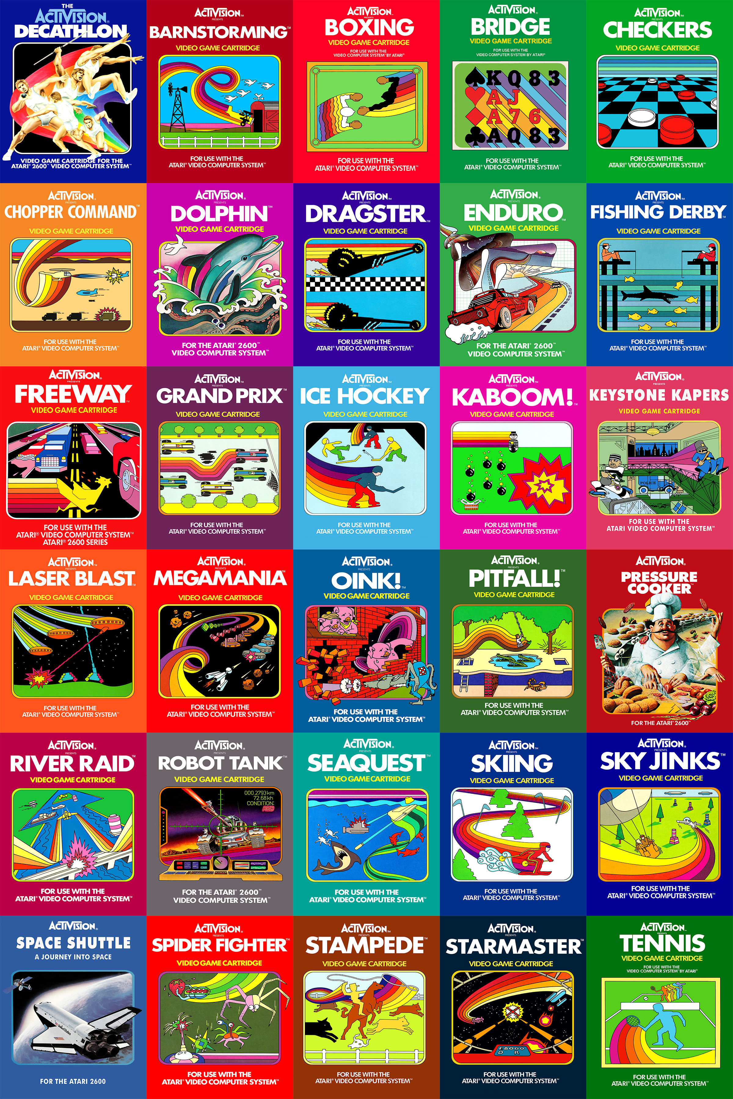 Activision Collage Cover Art