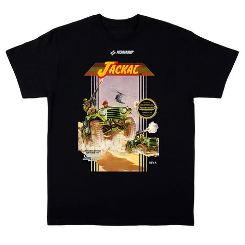 Jackal NES Box Art T-Shirt | Nerd Herd Printing