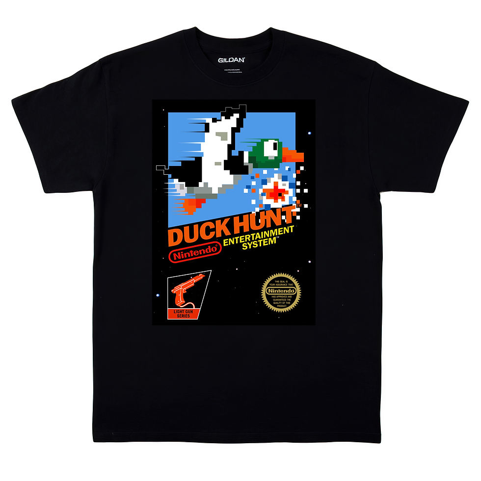 Duck Hunt NES Box Art T-Shirt