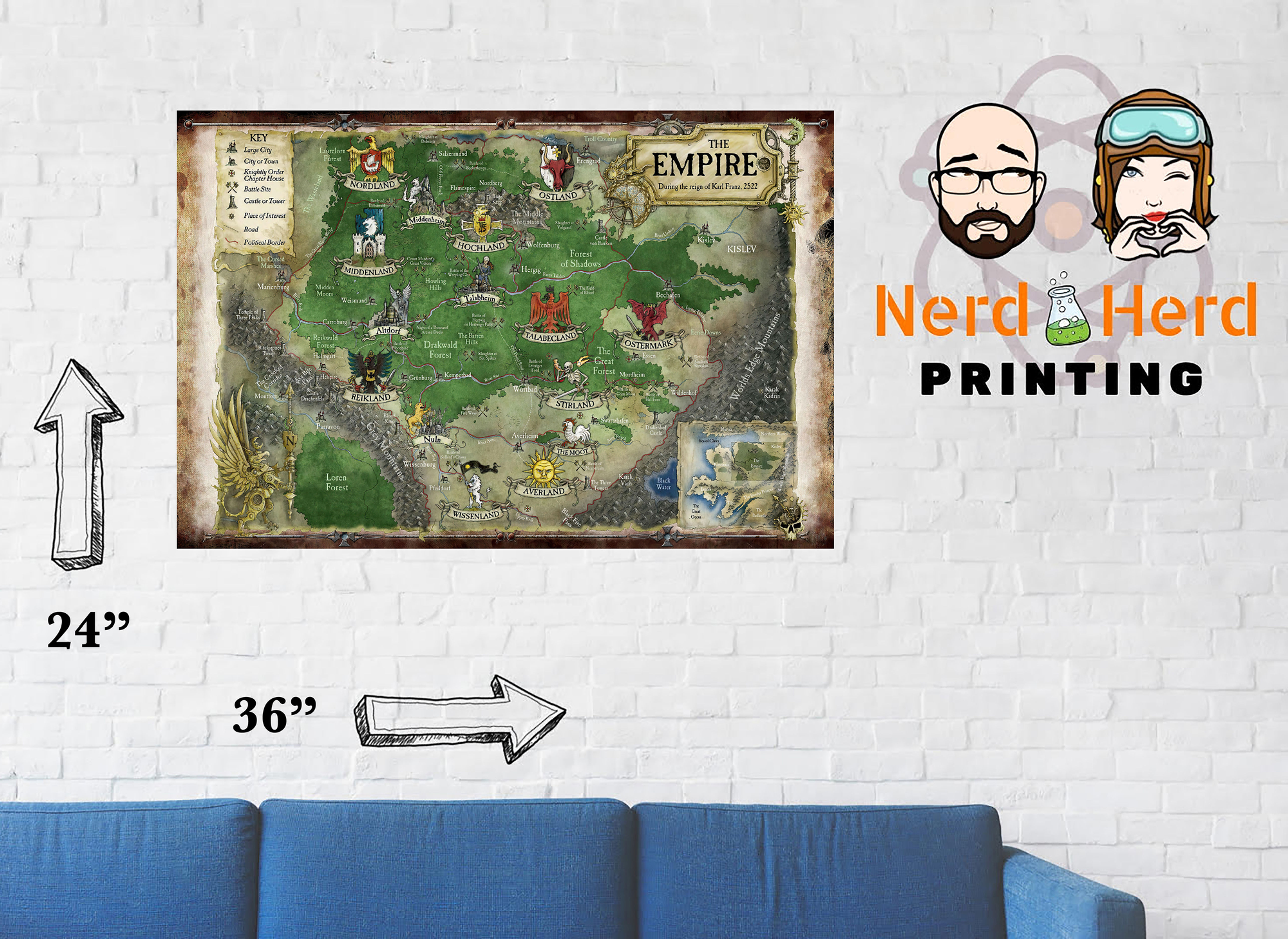 Warhammer The Empire (Karl Franz) Map