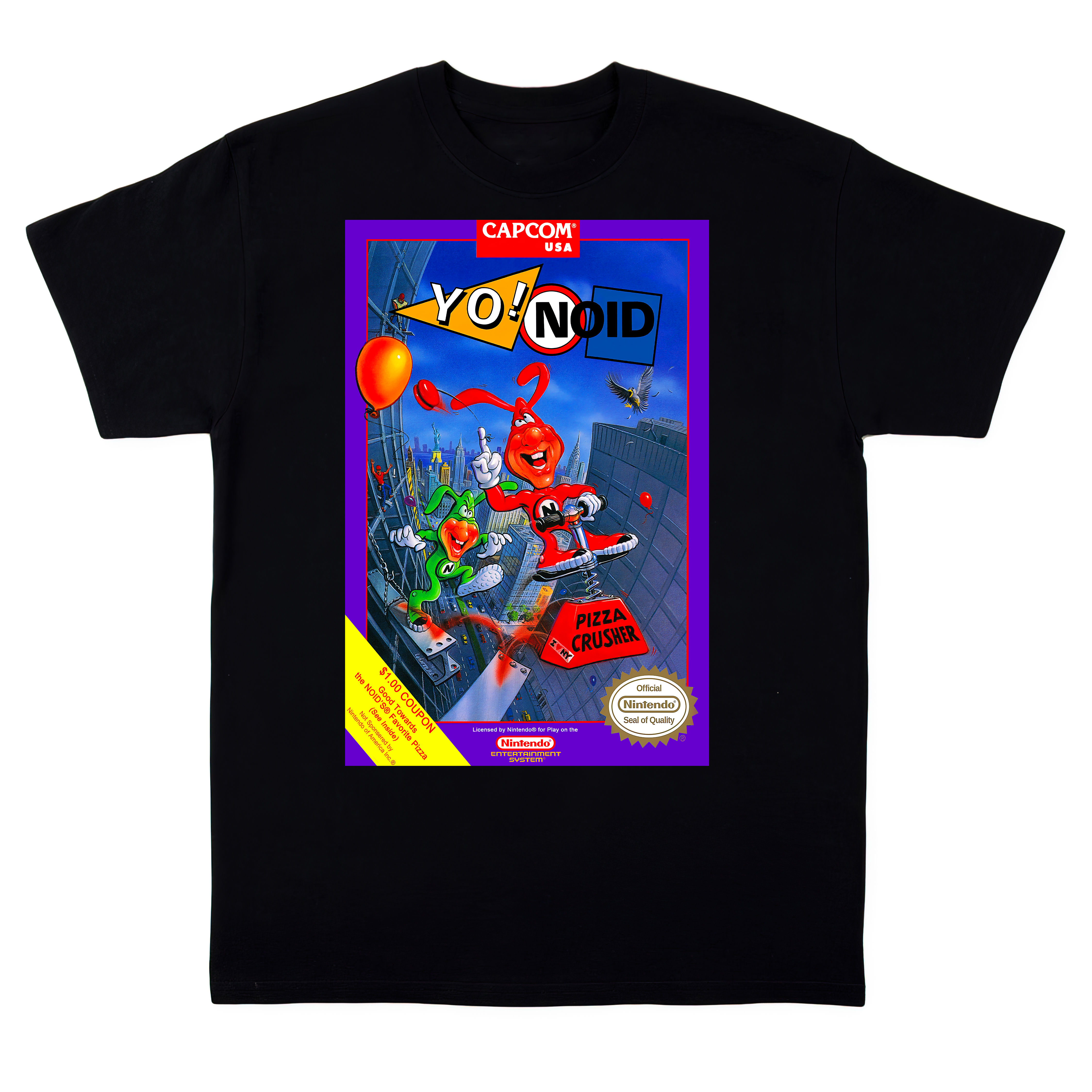 YO! Noid NES Box Art T-Shirt