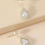 Thumbnail: Cubic Zirconia Water Drop Earrings