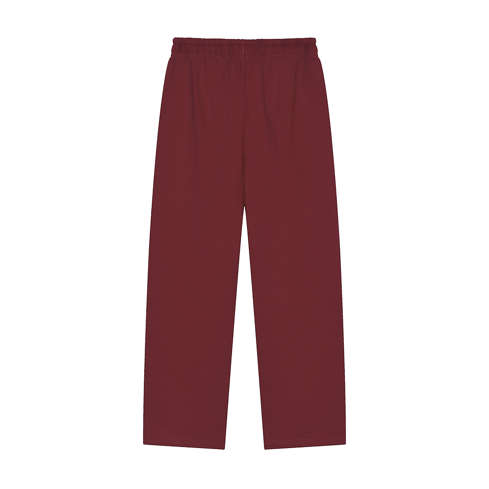 Miniatyrbild: Solid Color Straight-Leg Sweatpants