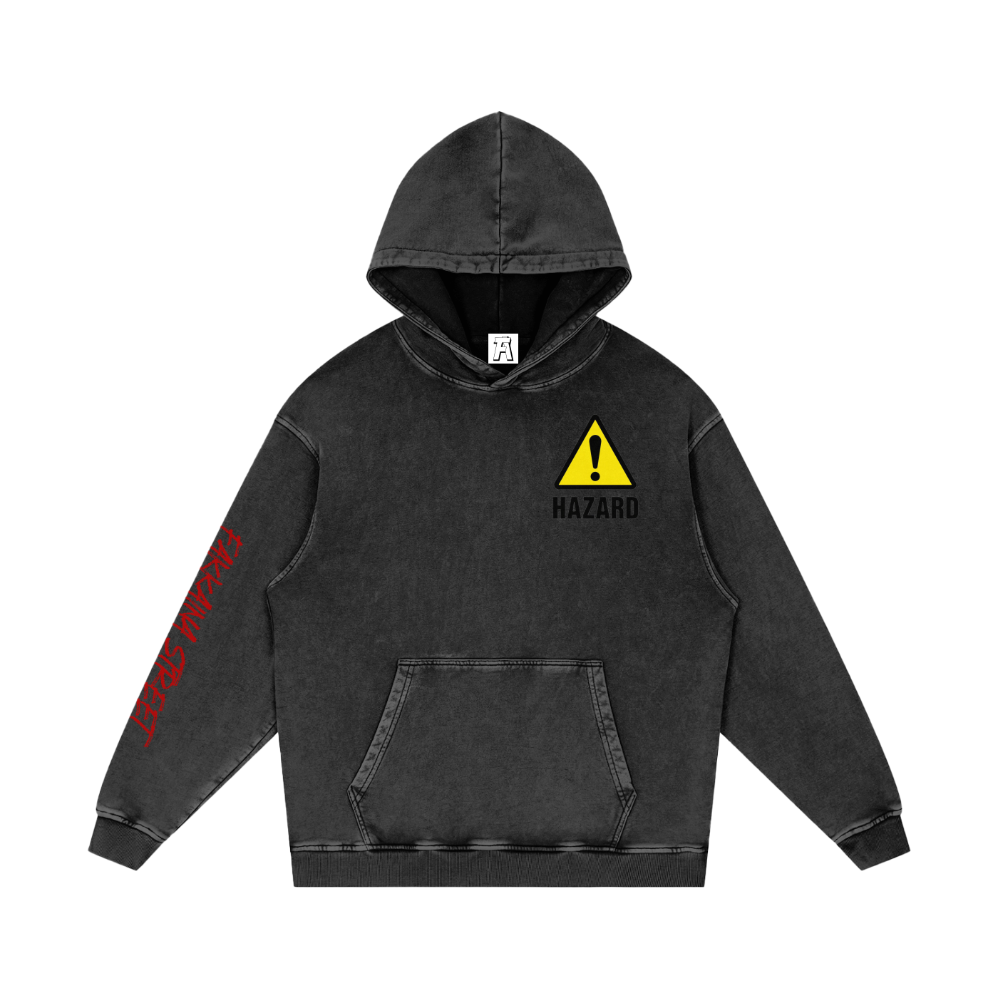Fakkaina Snow Washed Loose Cotton Hoodie