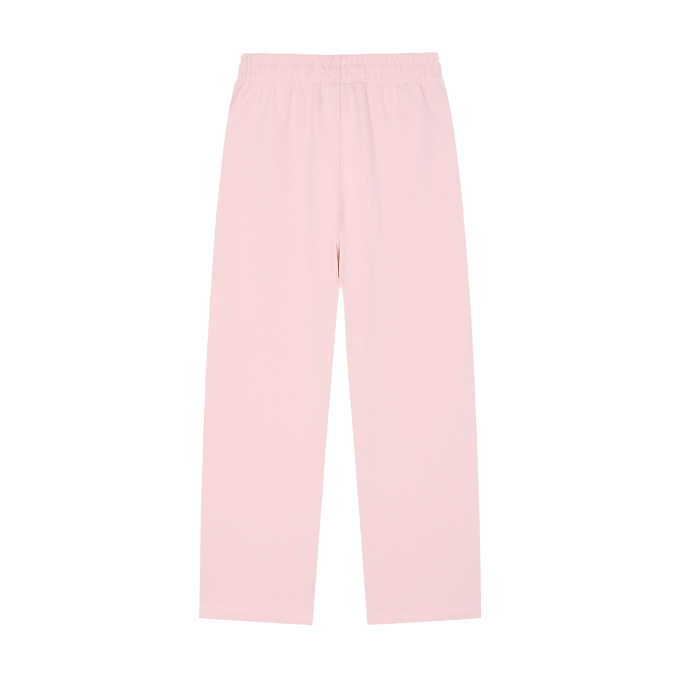 Miniatyrbild: Solid Color Straight-Leg Sweatpants