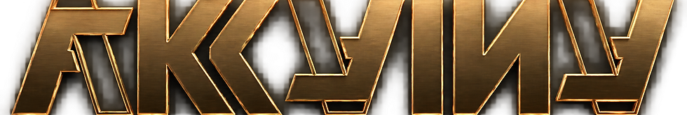 Graphic illustration of gold 3D lettering on a black background. The metallic text design conveys a bold, cinematic aesthetic.