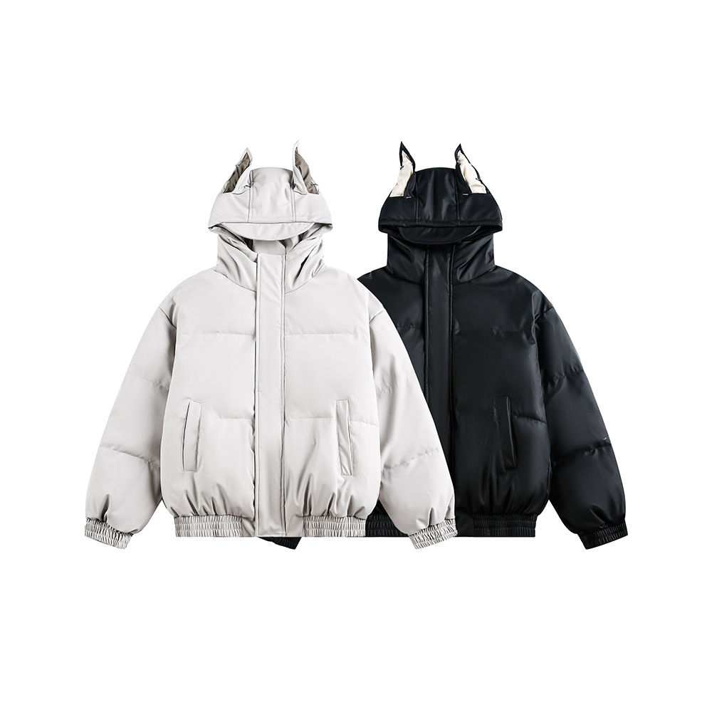 FAFAKKTORY Kort Vinterjacka Hoodie