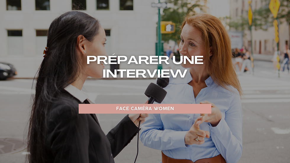 preparer une interview media training