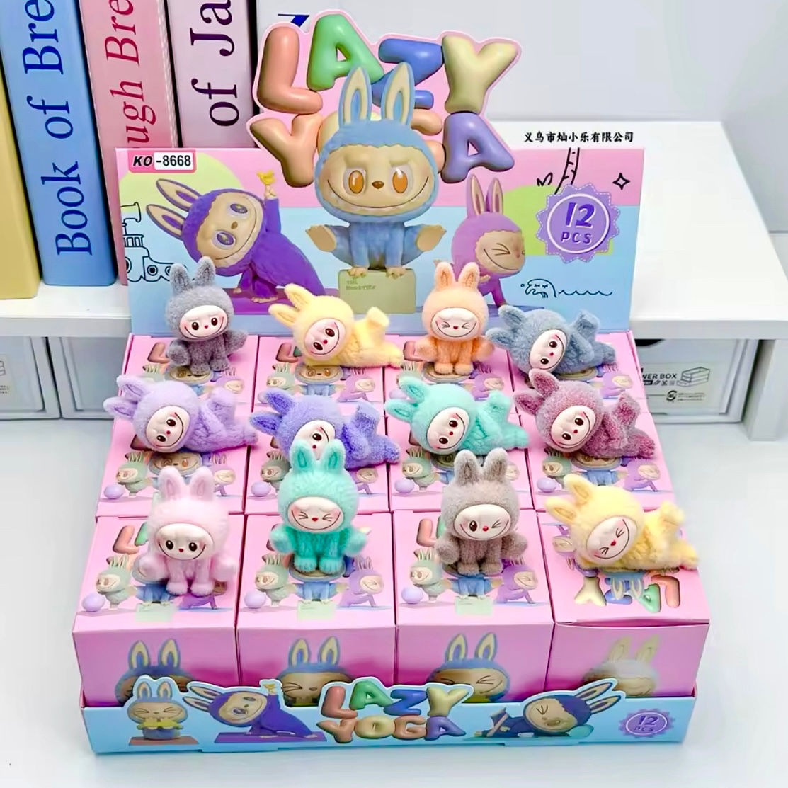 Blind Box Mini Figure LABUBU - Lazy Yoga Edition