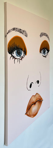 LEFT SIDE _ ORANGE _ 152x122 cm _ acrylic on canvas _ £1700 _ 2021.jpg